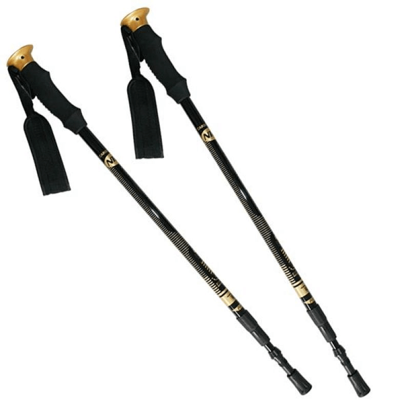 Nils Extreme 50% Carbon NW-TK19 trekking poles showcasing adjustable, lightweight design ideal for outdoor adventures.