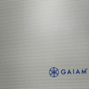 Double-sided Yoga Mat by GAIAM - Icy Frost, 6mm Thickness for Superior Comfort and Stability