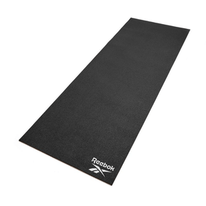 Reebok RAYG-11060BKDD Reversible Yoga Mat - 6mm Thick, Non-Slip, Black and Sand | Portable & Durable