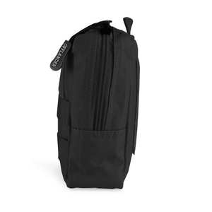 Offlander Molle Tactical Pouch in black, durable nylon utility bag for outdoor adventures and travel.