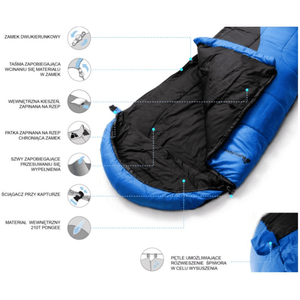 Meteor Samar 10173 Sleeping Bag - Lightweight, Compact, and Highly Insulated