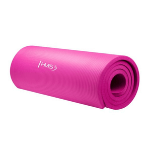 Durable and Stylish Yoga Mat HMS YM04 Pink - 15mm Thickness for Superior Comfort & Stability