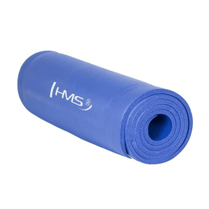 Premium Blue NBR Yoga Mat - HMS YM03 | Perfect Grip & Comfort for Yoga, Fitness & Aerobics