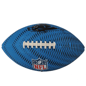 Wilson NFL Team Tailgate Jr. Football - Carolina Panthers | Officially Licensed Rubber Football for Kids & Tailgating