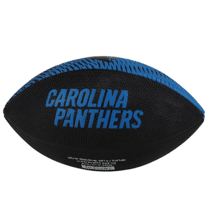 Wilson NFL Team Tailgate Jr. Football - Carolina Panthers | Officially Licensed Rubber Football for Kids & Tailgating