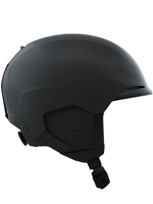 ALPINA Trendy Benchmark professional ski helmet in matte black, designed for outdoor sports and adventure safety.