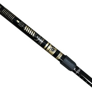 Close-up of Nils Extreme adjustable trekking pole featuring anti-shock system and lightweight design for outdoor adventures.