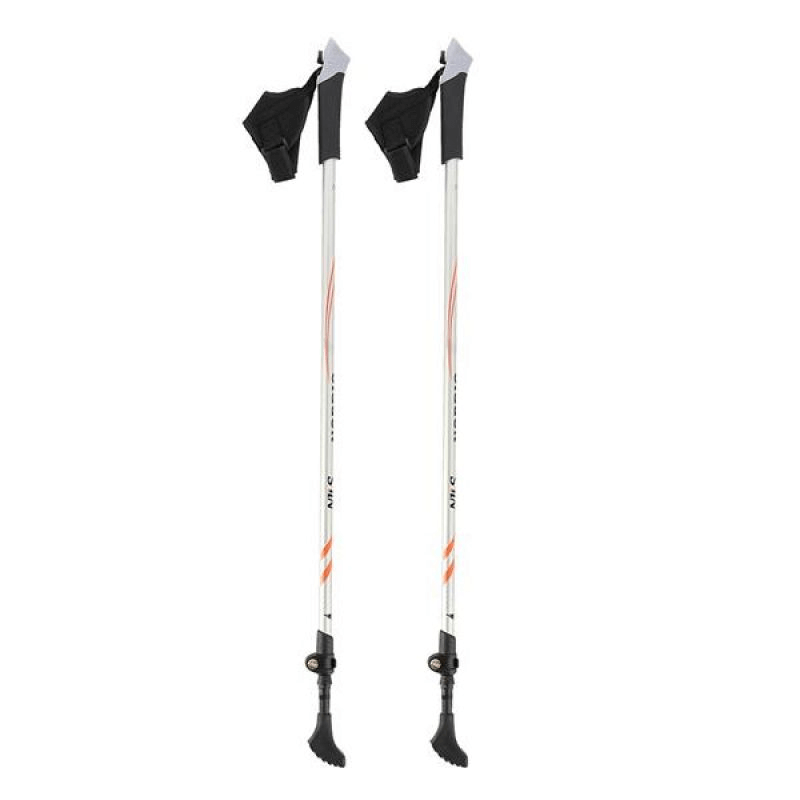 Nordic Walking Nils Extreme CARBON NW106 poles with adjustable height, designed for outdoor sports and adventure travel.