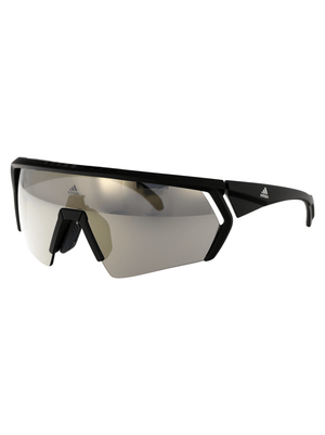 ADIDAS men's sporty sunglasses with semi-frame design, UV protection, ideal for outdoor travel and adventures.