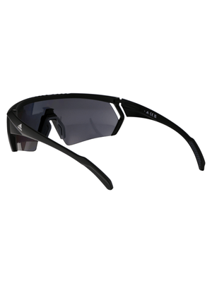 ADIDAS men's semi-frame sports sunglasses with UV protection, designed for outdoor adventures and travel.