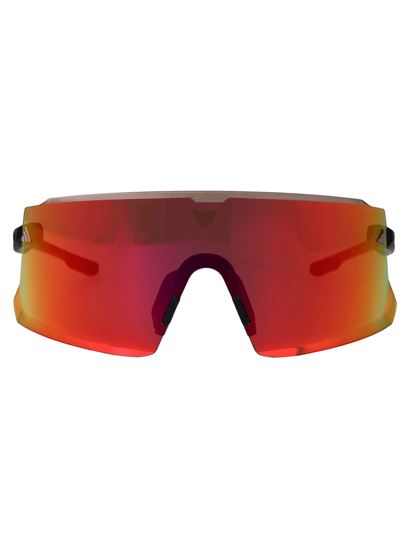 ADIDAS Men's fashionable sports sunglasses with red mirrored lenses, perfect for outdoor adventures and travel activities.