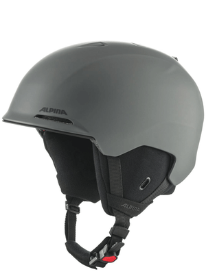 ALPINA trendy outdoor sports helmet in grey, designed for durability and protection in various outdoor adventures.