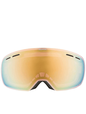 ALPINA trendy design protective goggles with adjustable strap, perfect for outdoor sports and adventures.