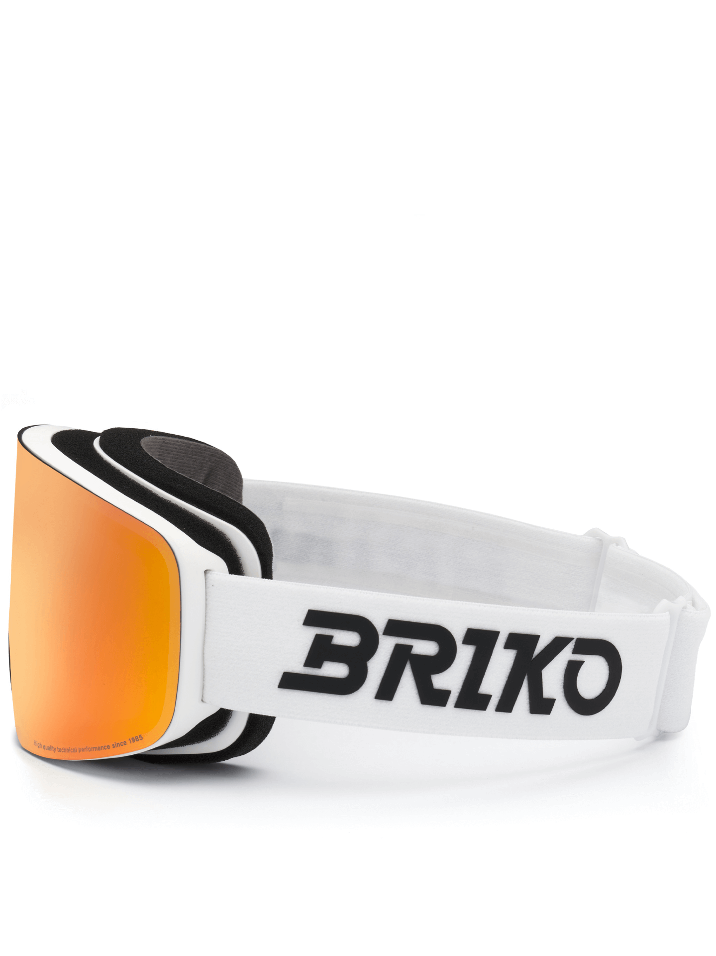 BRIKO trendy design protective goggles with adjustable strap for outdoor sports and adventures, Made in Italy.