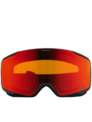 ALPINA Trendy Design Protective Goggles with red lenses, ideal for outdoor sports, adventures, and travel.