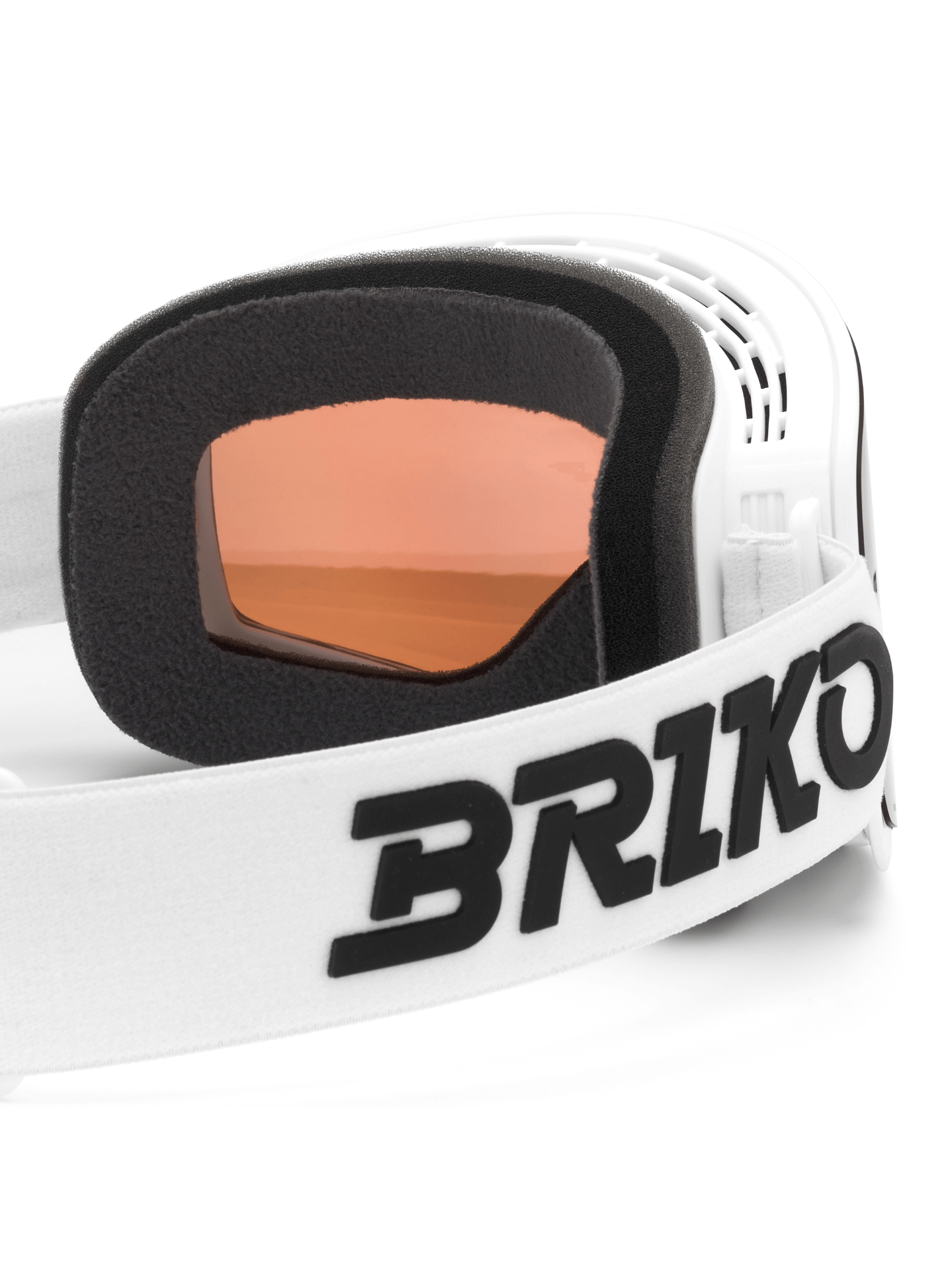 BRIKO trendy design protective goggles featuring an adjustable strap and soft padding, perfect for outdoor sports and adventures.