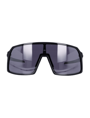 OAKLEY Men's trendy sports sunglasses in sleek black, perfect for outdoor adventures and sports activities.