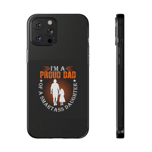 Funda para teléfono con el nombre de papá de una hija lista