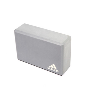 Adidas ADYG-20100FOAM Bloque de Yoga - Espuma EVA Premium, Gris, 22,8 x 15,2 x 7,6 cm - Mejora tu práctica de Yoga