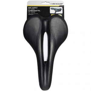 Dunlop MTB 41968 Bicycle Saddle - Comfortable, Durable, Ergonomic - Ideal for Mountain and Racing Bikes