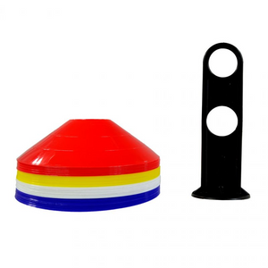 Bollard VCM-P2S40PB (Set of 40 PCS) - Durable, Multicolor Training Bollards for Terrain Markings in Sports & Exercises