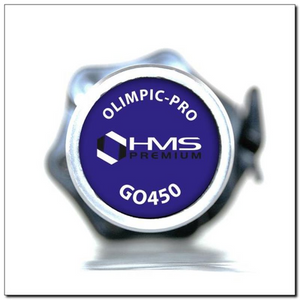 Mástil Olímpico HMS BLACK GO450 - Acero Endurecido, Capacidad de Carga 450kg, Agarre Moleteado