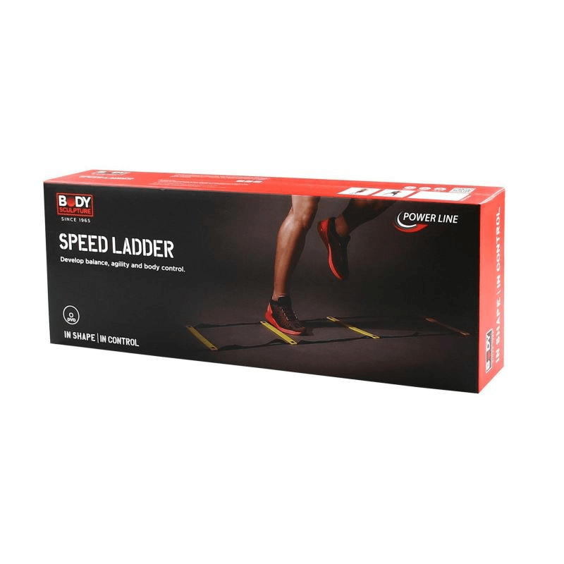 Power BB 2403 Speed Training Ladder packaging showcasing agility training for outdoor sports and fitness adventures.