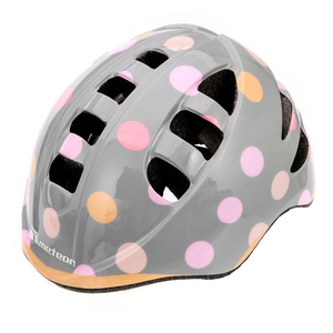 Casco de bicicleta Meteor MA-2 Dots Junior: ligero, seguro y elegante para niños