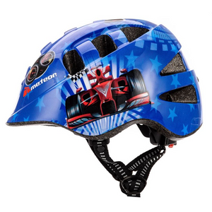 Casco de bicicleta Meteor MA-2 Racing Junior: ligero, ajustable y seguro para niños