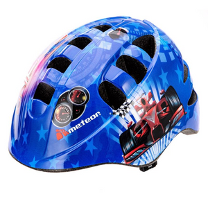 Casco de bicicleta Meteor MA-2 Racing Junior: ligero, ajustable y seguro para niños