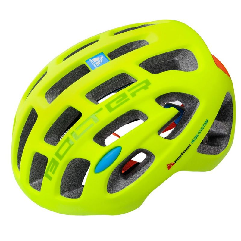 Meteor Bolter In-Mold Bicycle Helmet - Lightweight, Aerodynamic & Safe - Green - Revlando - Meteor 