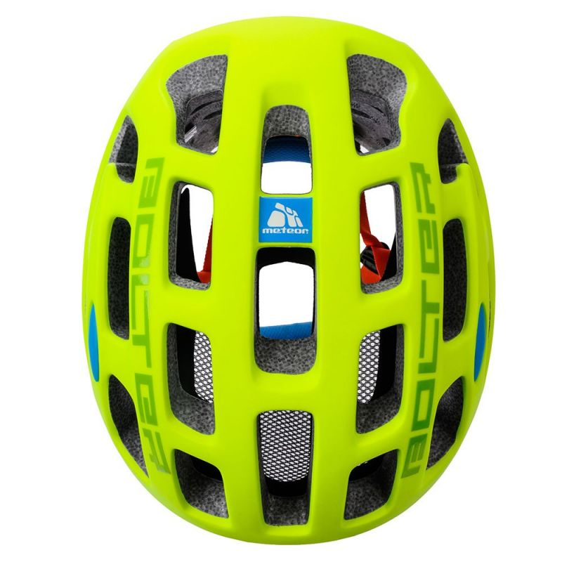 Casco de bicicleta Meteor Bolter In-Mold - Ligero, aerodinámico y seguro - Verde