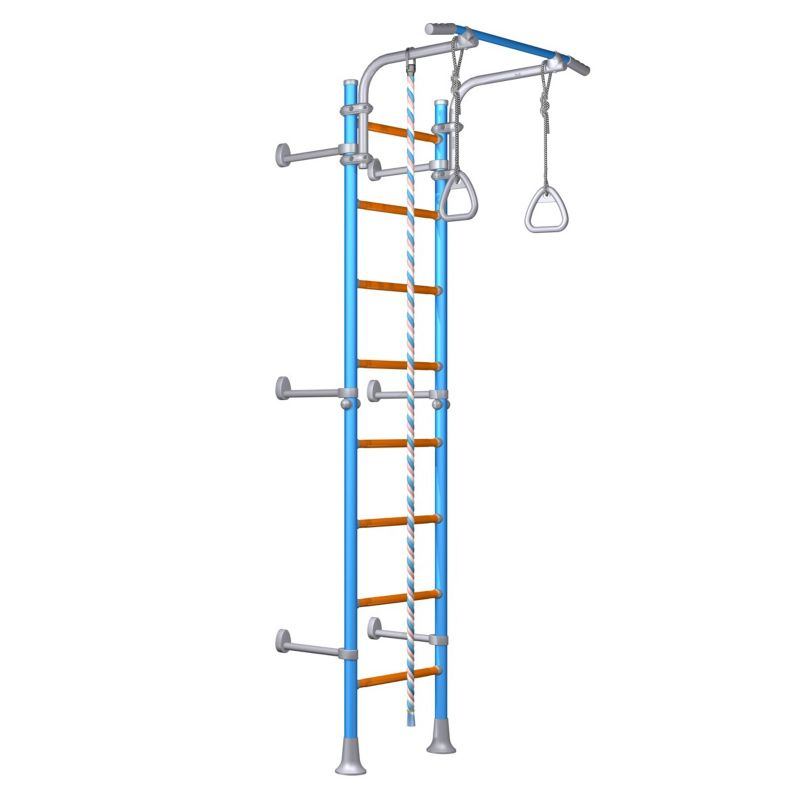 Wallbarz Family Gymnastic Ladder Indoor Climbing Play Structure for Kids and Adults – EG-W-056