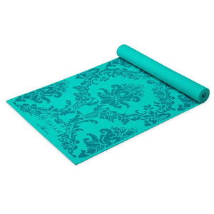 Gaiam Neo Baroque 4mm Yoga Mat - Non-Slip, Durable, Eco-Friendly, Turquoise, 173cm x 61cm