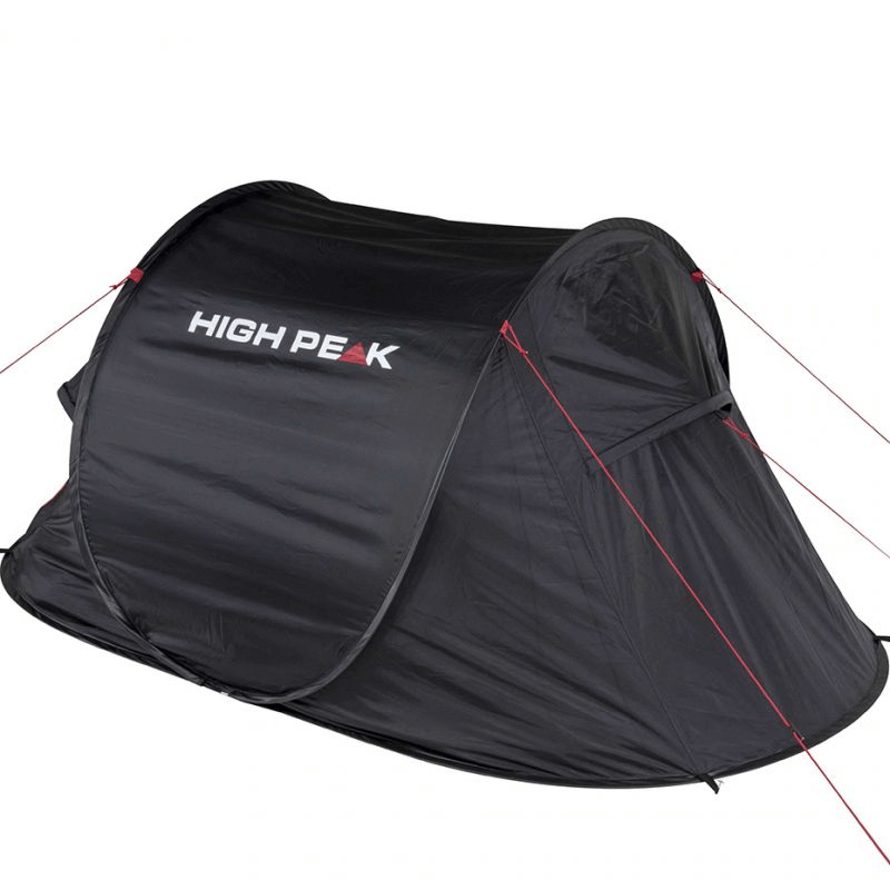 High Peak Vision 3 Tent in black, perfect for outdoor adventures, waterproof and easy to use for travel and sports.