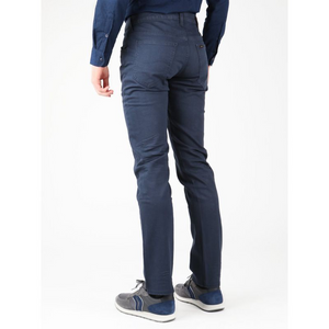 Lee Daren M L706CELM Pantalones de pierna cónica para hombre - Elegantes pantalones vaqueros azul marino con elástico cómodo