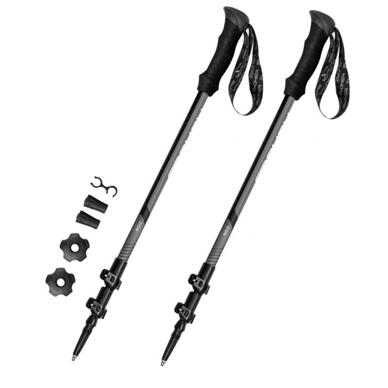 Spokey Zion 929460 Adjustable Trekking Poles - Premium Hiking Gear for Ultimate Adventure and Comfort