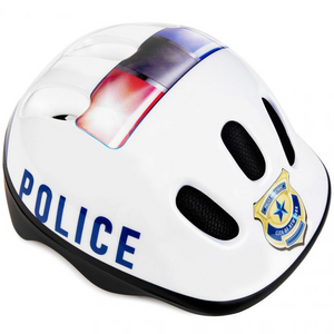 Spokey Police Jr 927857 Children's Bicycle Helmet - Premium Safety, Adjustable Fit & Fun Police Graphics