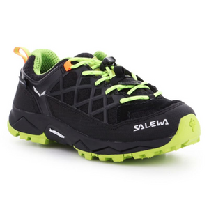 Salewa Wildfire WP Jr Zapatos de trekking impermeables para niños: calzado para exteriores duradero y de alto agarre