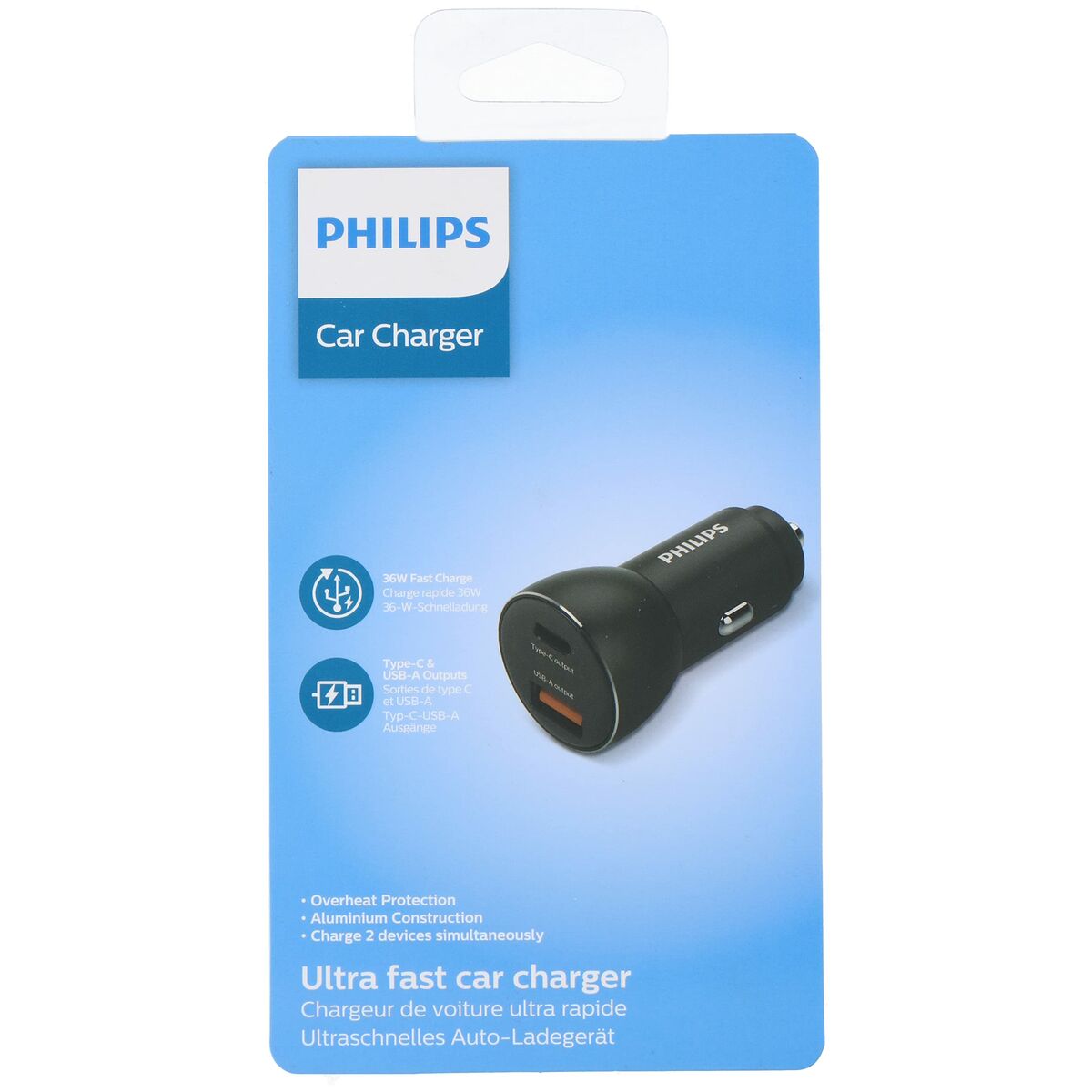 Car Charger Philips DLP2521/00-0