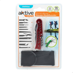 Multi-purpose knife Aktive Green Camping 2,5 x 9 x 1,2 cm (24 Units)-2