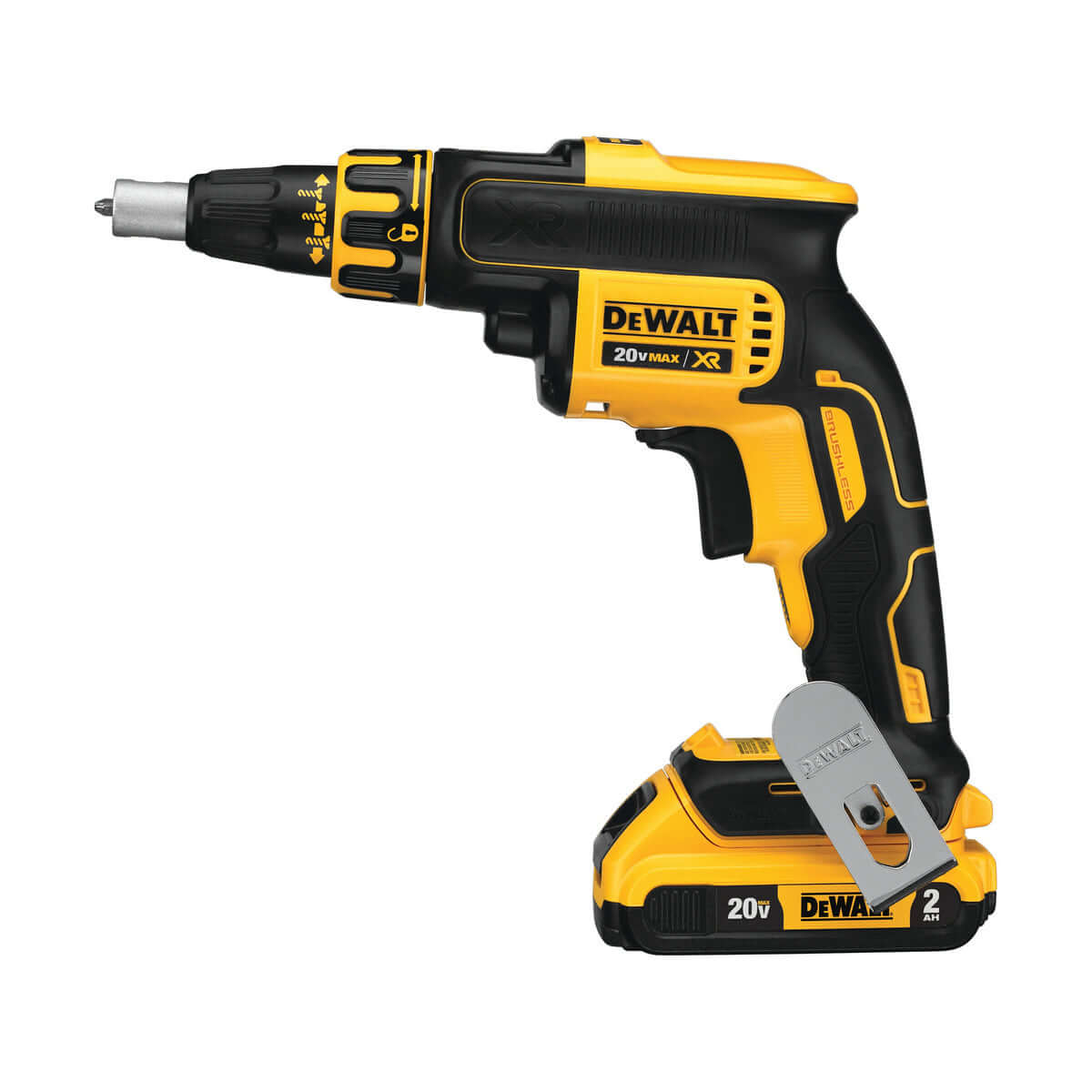 Dewalt DCF620D2-QW 18V screwdriver, perfect for outdoor and camping adventures, powerful and efficient.