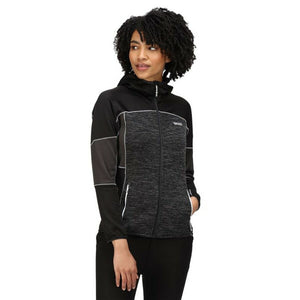 Women's Sports Jacket Regatta Walbury II Full Zip Black-4