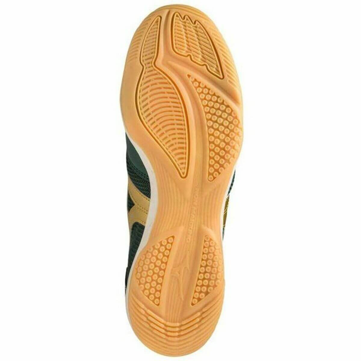 Adult's Indoor Football Shoes Mizuno Mrl Sala Club IN Green Golden-30