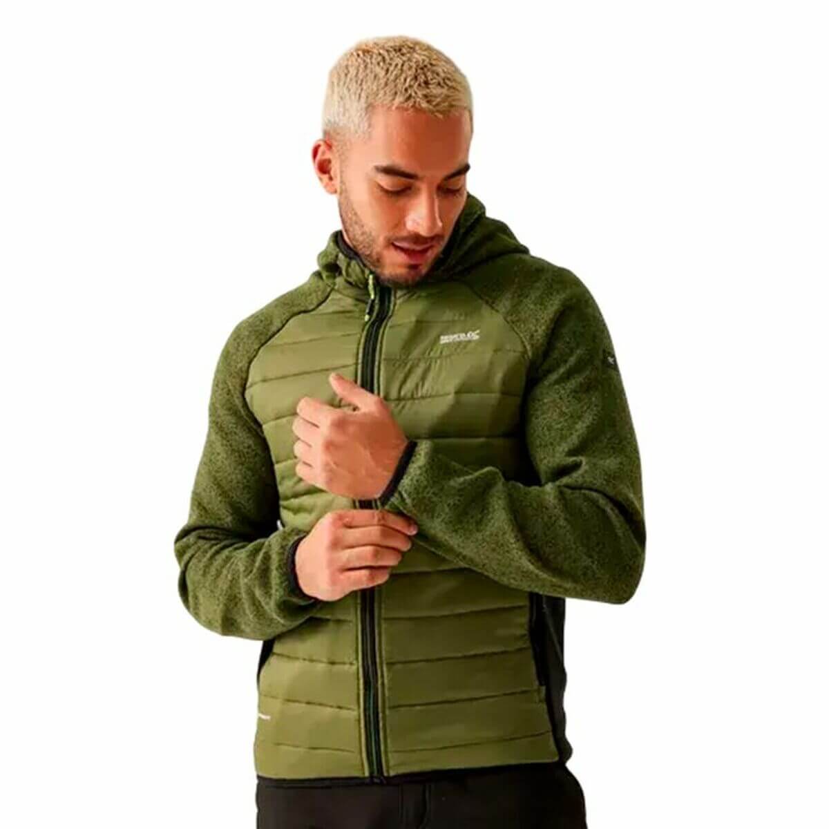 Men's Sports Jacket Regatta Newhill Hybrid Green-0