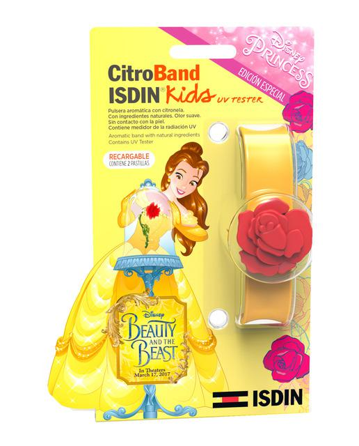 Isdin® Citroband Kids Bella y Bestia Anti-Mosquito Bracelet - 2 Rechargeable Repellent Bands for Outdoor Protection