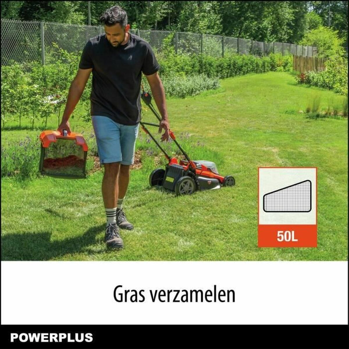 Battery Mower Powerplus Powdpglws2 40 V Ø 42 cm-0