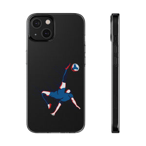 Funda para teléfono Fútbol Patada de bicicleta