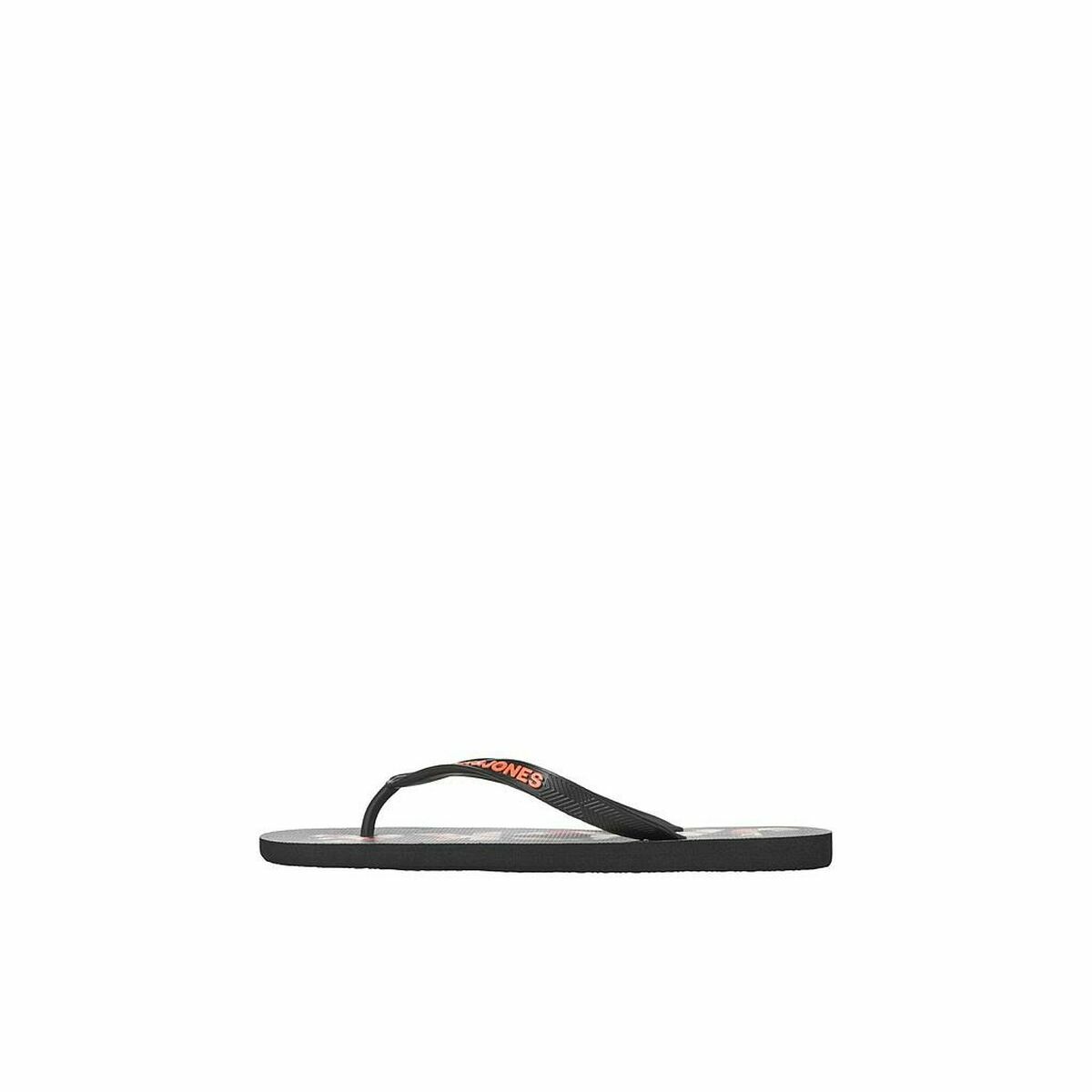 Men's Flip Flops Jack & Jones FWLOGO PALM PRINT 12230642 Black-6