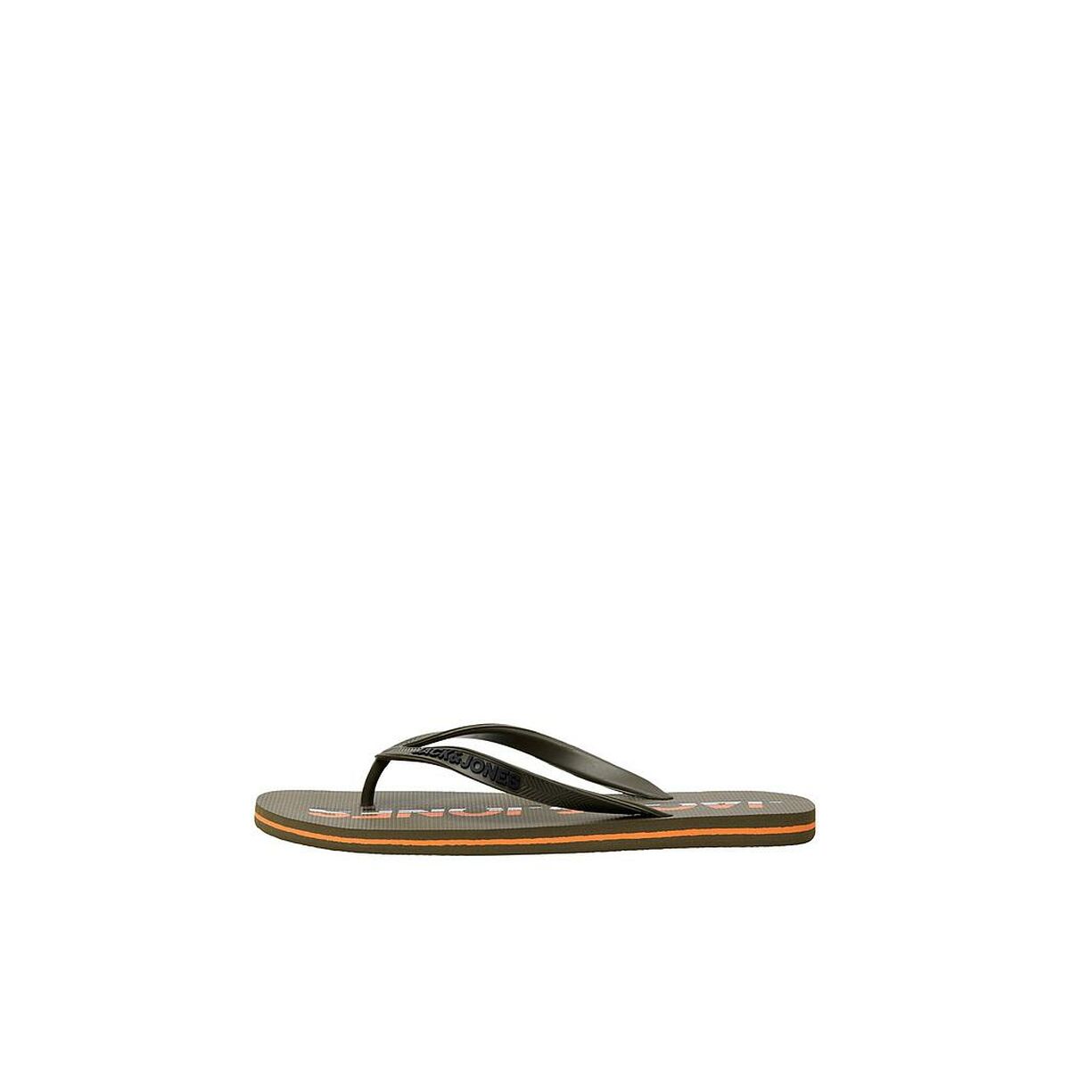 Men's green flip flops by Jack & Jones, ideal for outdoor adventures, camping, and pool days. Available at revlando.com.